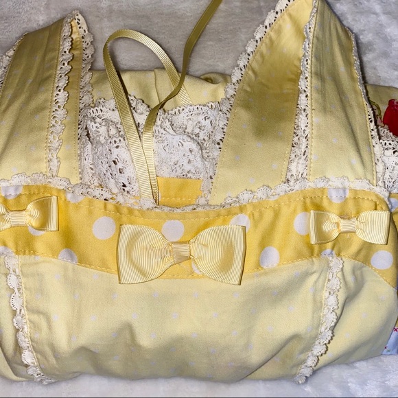 Bodyline Lolita Tea Party Dress | Yellow 🎀 - Picture 9 of 16